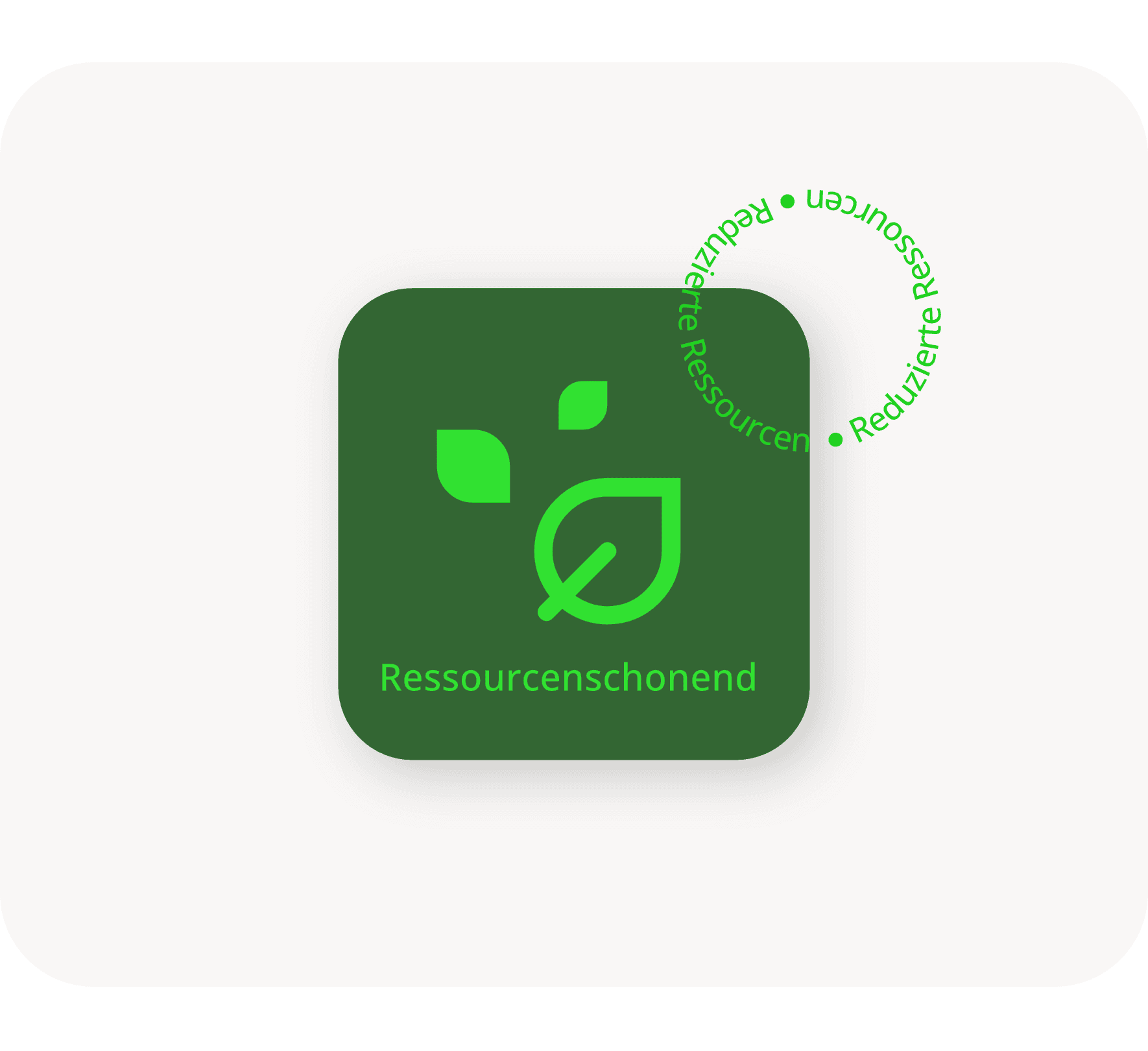 Resourcenschonend